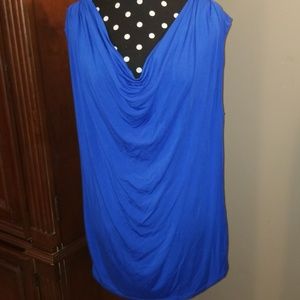 MK Blue Shirt with side zipper